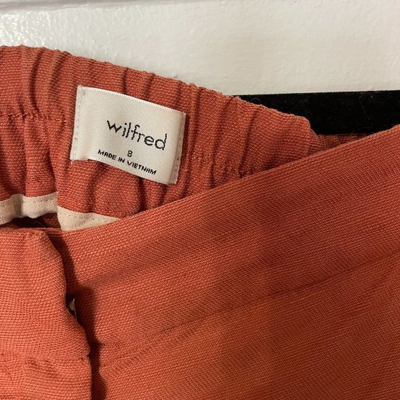 Aritzia Wilfred FABLE 3" LINEN SHORT in Moroccan Spice - Picture 5 of 7